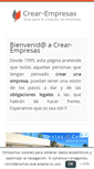 Mobile Screenshot of crear-empresas.com